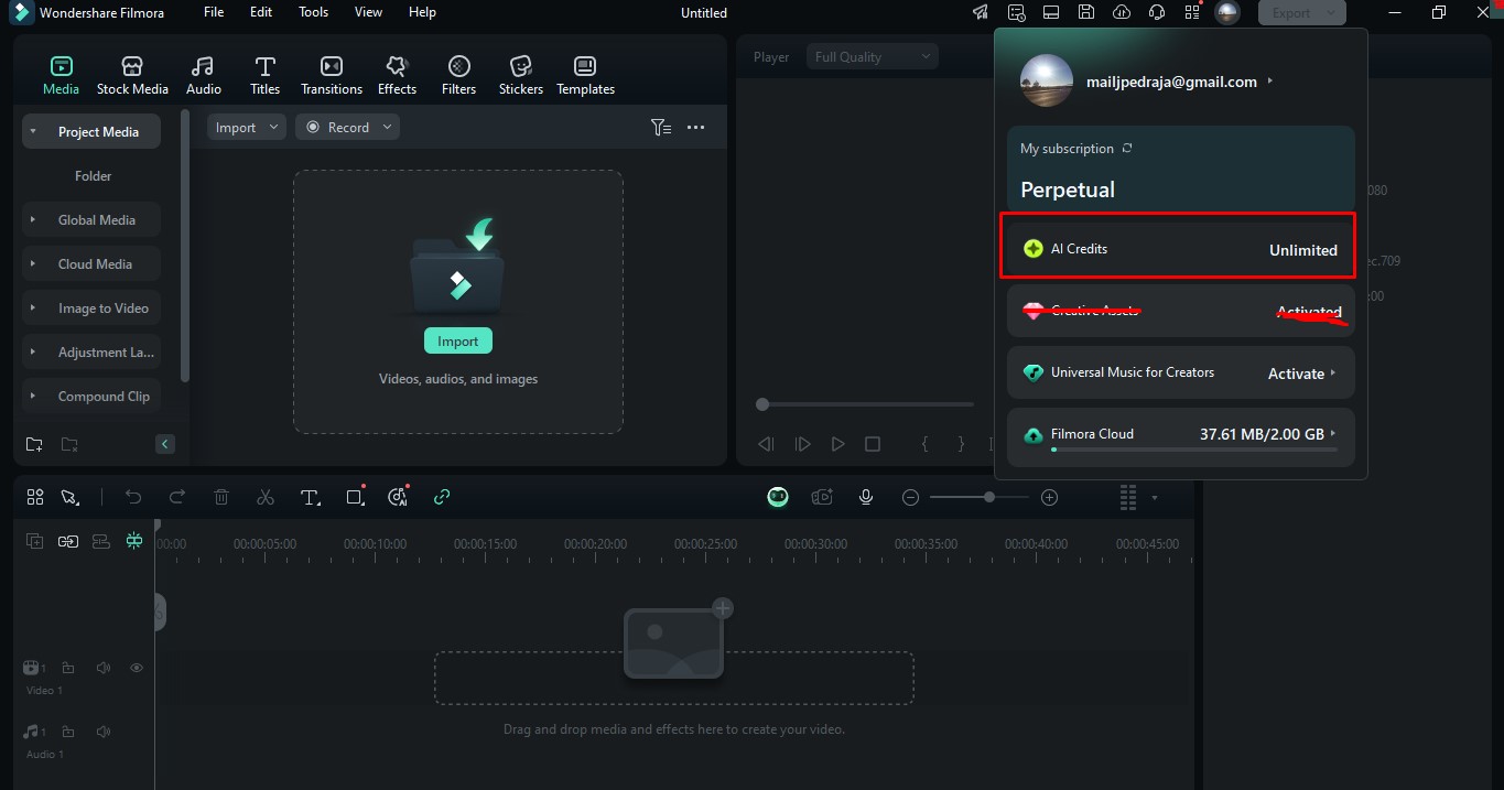 Filmora Basic + Unlimited Ai Cradit 3 Month package - Image 5